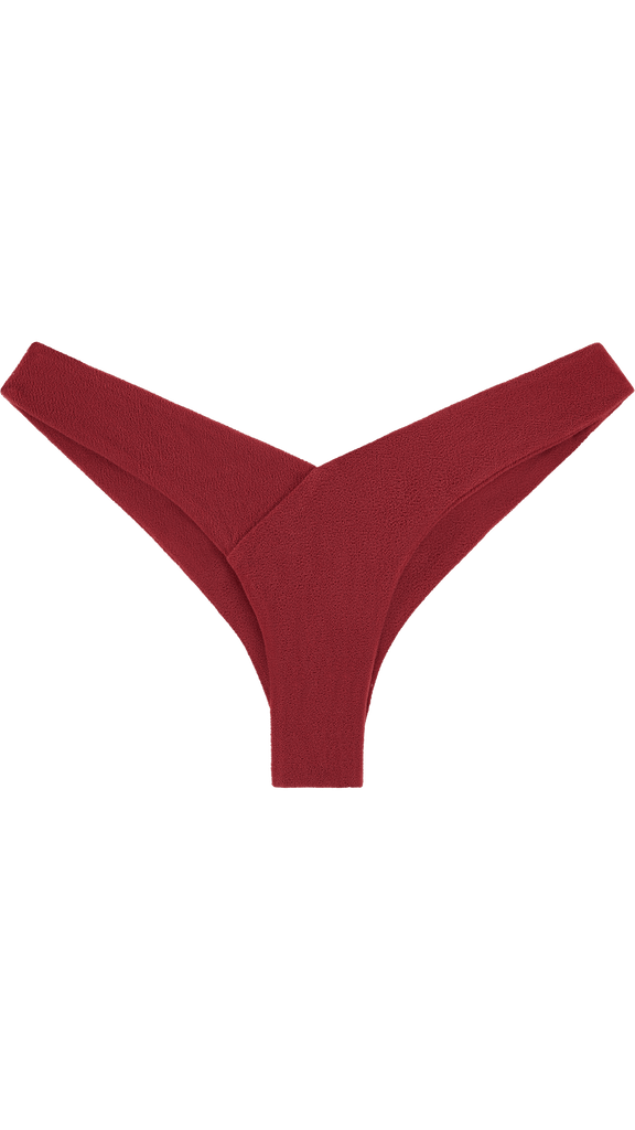 The Aphrodite Bottom | Terry Coral Red - AYA Label