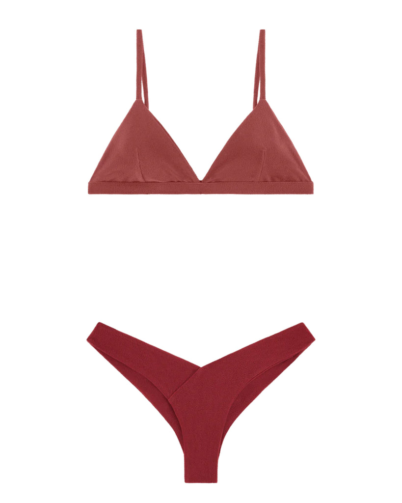 The Erato & Aphrodite Set | Terry Coral Red - AYA Label